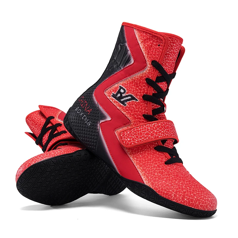 Classic Brand Comfortable Anti Slip Boxing Fighting Boots Top Quality Wearable Wrestling Sneakers Professional Fighting Shoe