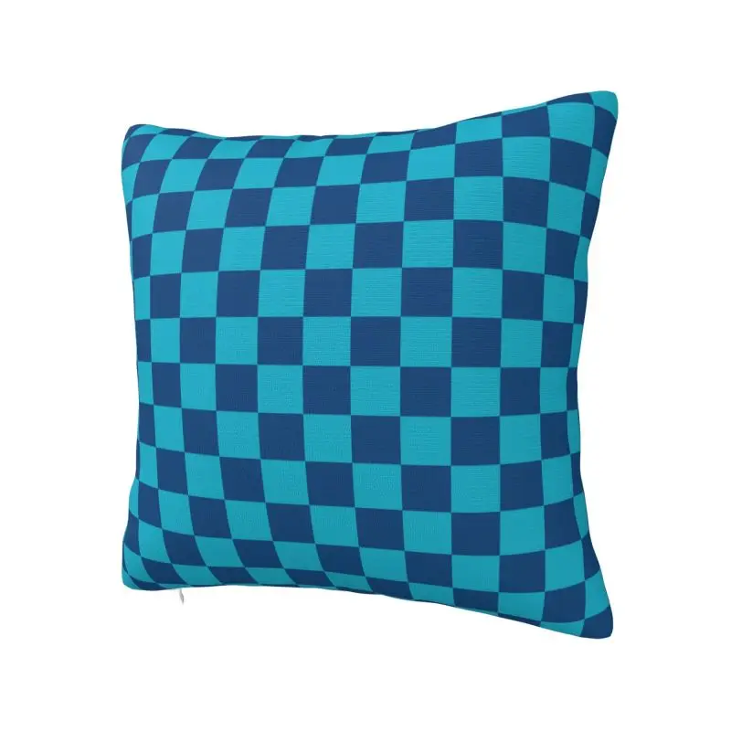 Colorful Geometric Plaid Checkered Throw Pillow Case 60*60cm Decorative Cushion Cover Square Polyester Pillowcase
