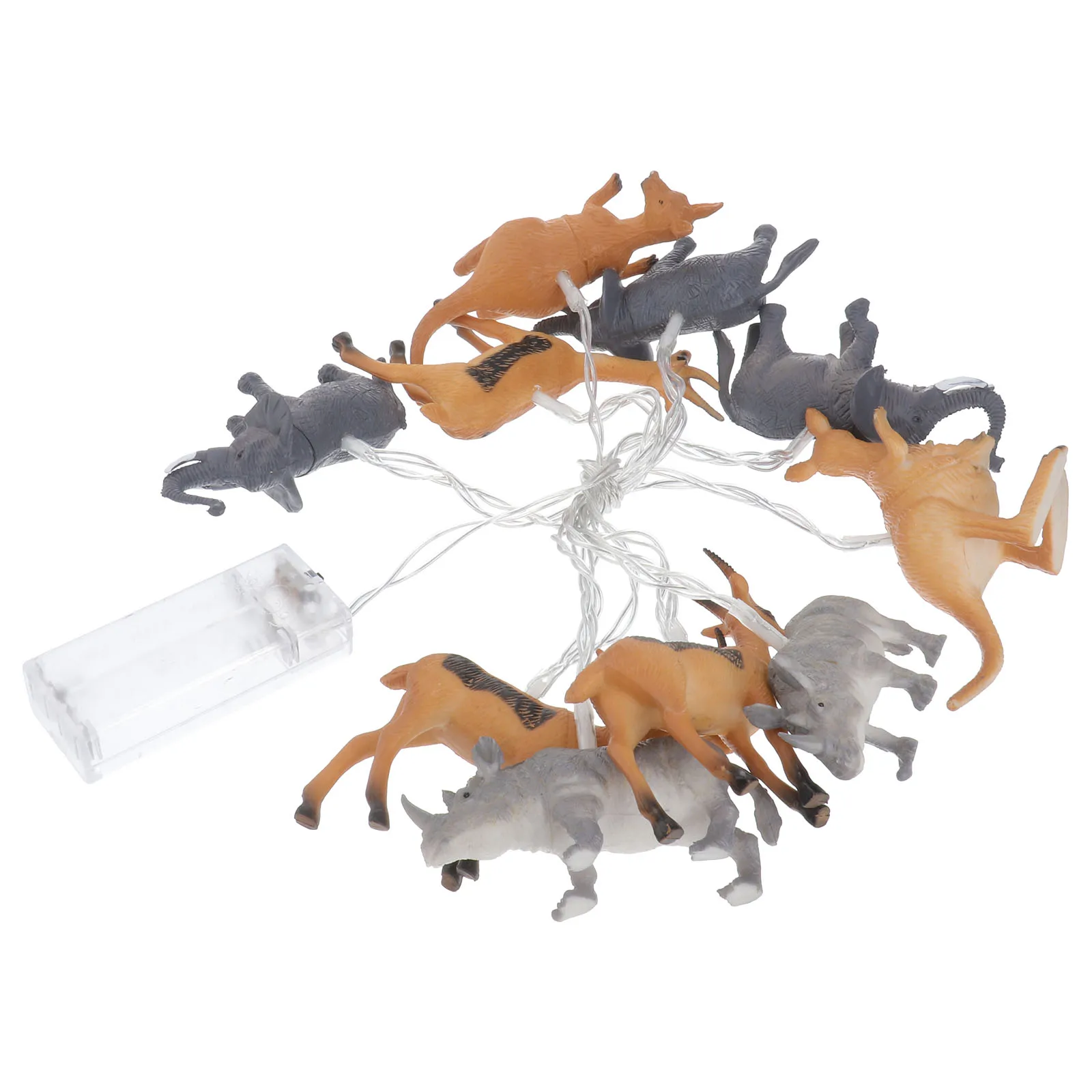 

Animal String Lights LED Light String Decorative Plastic Panda Animals Festive Holiday Decor Outdoor