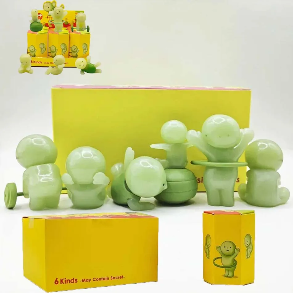 Offre Spéciale : Mini Figurine Mignonne Noctilucente, Jouet de Dessin Animé, Ornement de Bureau, Cadeaux Surprise Mystère