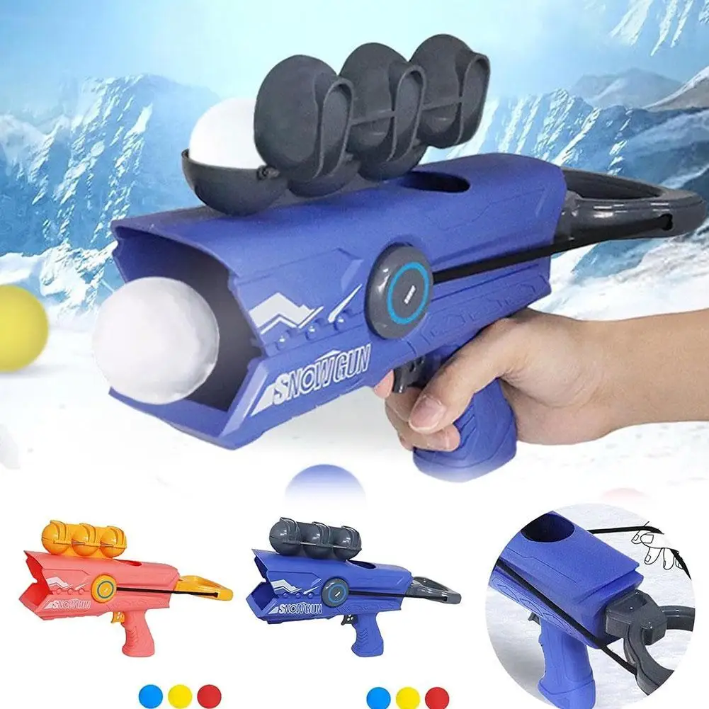 Snowball Clamp Duck Artifact Winter Snow Play Tools Snowball Fight Equipment Toys 32cm Snowball Launch Christmas Children's Gift