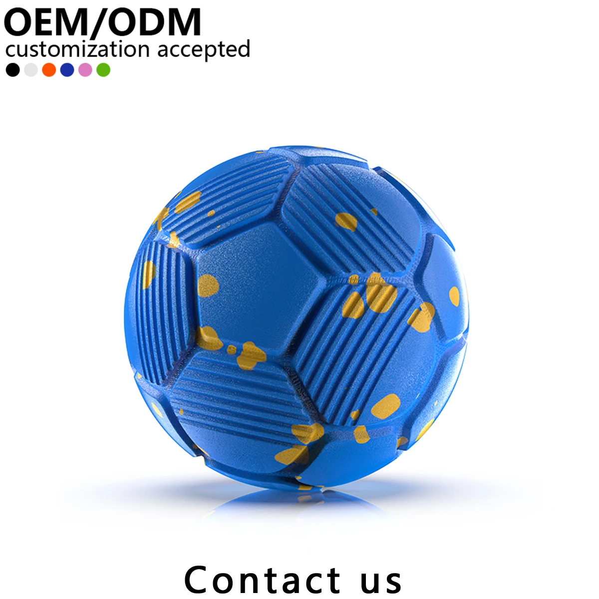 

Squeaky Ball Interactive Dog Toys for Training and Sports Playment Tough Elastic Rubber for Big Dogs