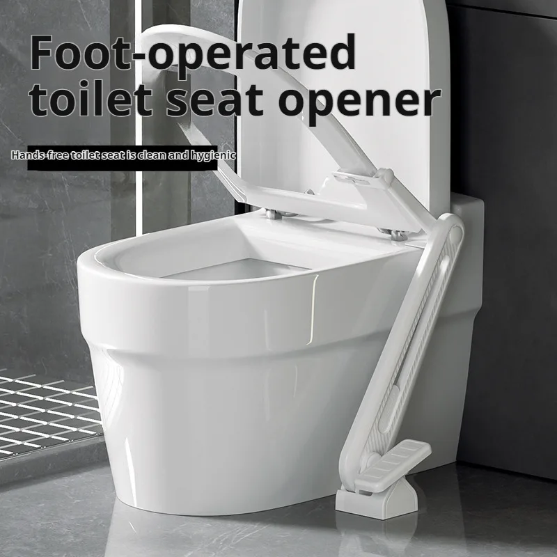 Footoperated Toilet Lid Lifter Universal Touchless Toilet Lid Lifter Anti-dirty Foot-operated Toilet Seat Lid Holder Opening