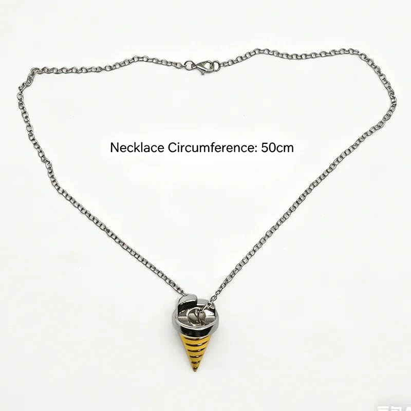Gurren Lagann Core Drill Necklace Keychain, Anime Gift
