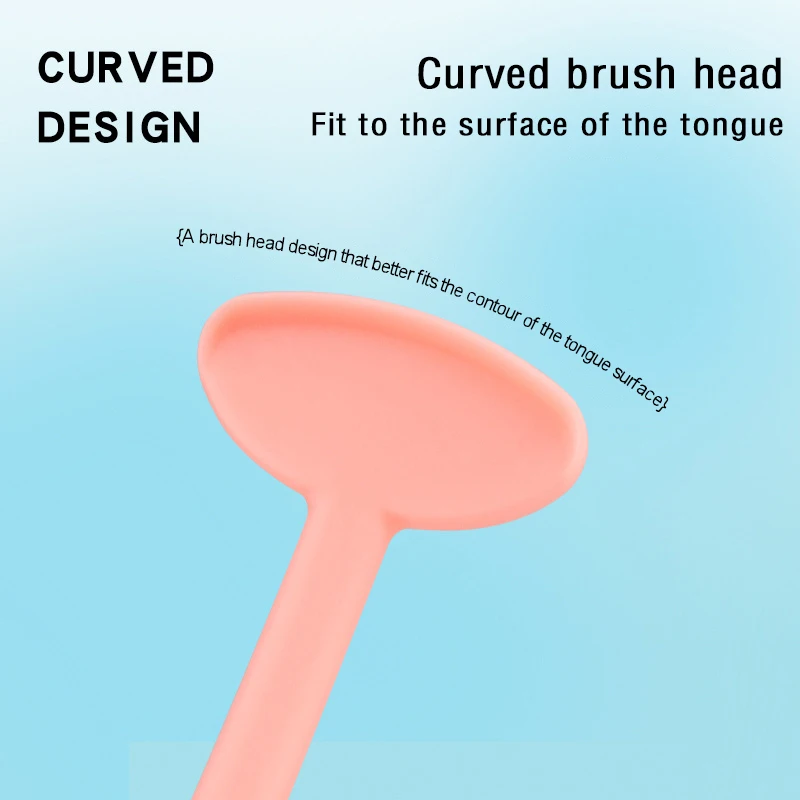 Tongue Scraper Cleaners Reusable Oral Health Cleaning Brush Hygiene Care Toothbrush Mouth Fresh Breath Scraping