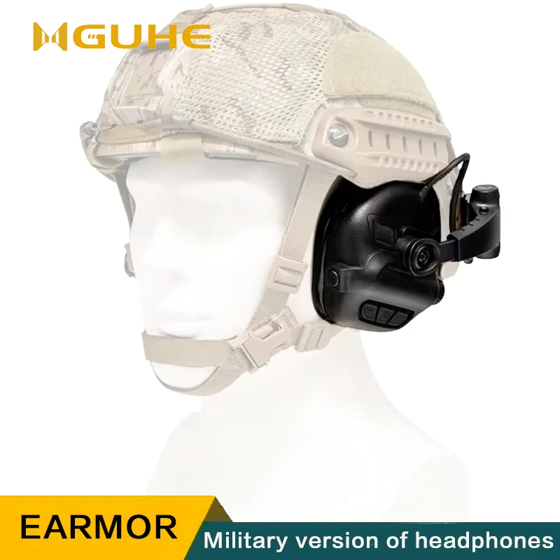 

EARMOR Original Tactical Shooting Earcups, M31x-mark3 Helmet Headphones, Airgun Earbuds, Electronic Hearing Protection
