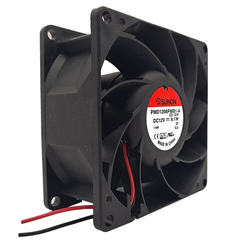 PMD1208PMB1-A(2).GN 8038 12V 9.1w 5700rpm new built quasi cooling fan