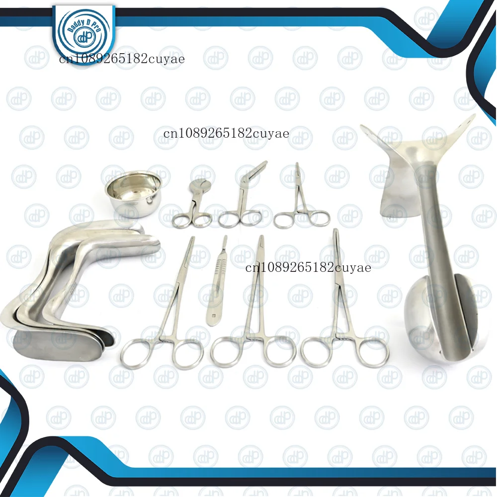 Medical Surgical Normal Vaginal Delivery (NVD) Set  Episiotomy & Gynecology Surgical Instruments Kit 24PCS CE ISO APPROVED