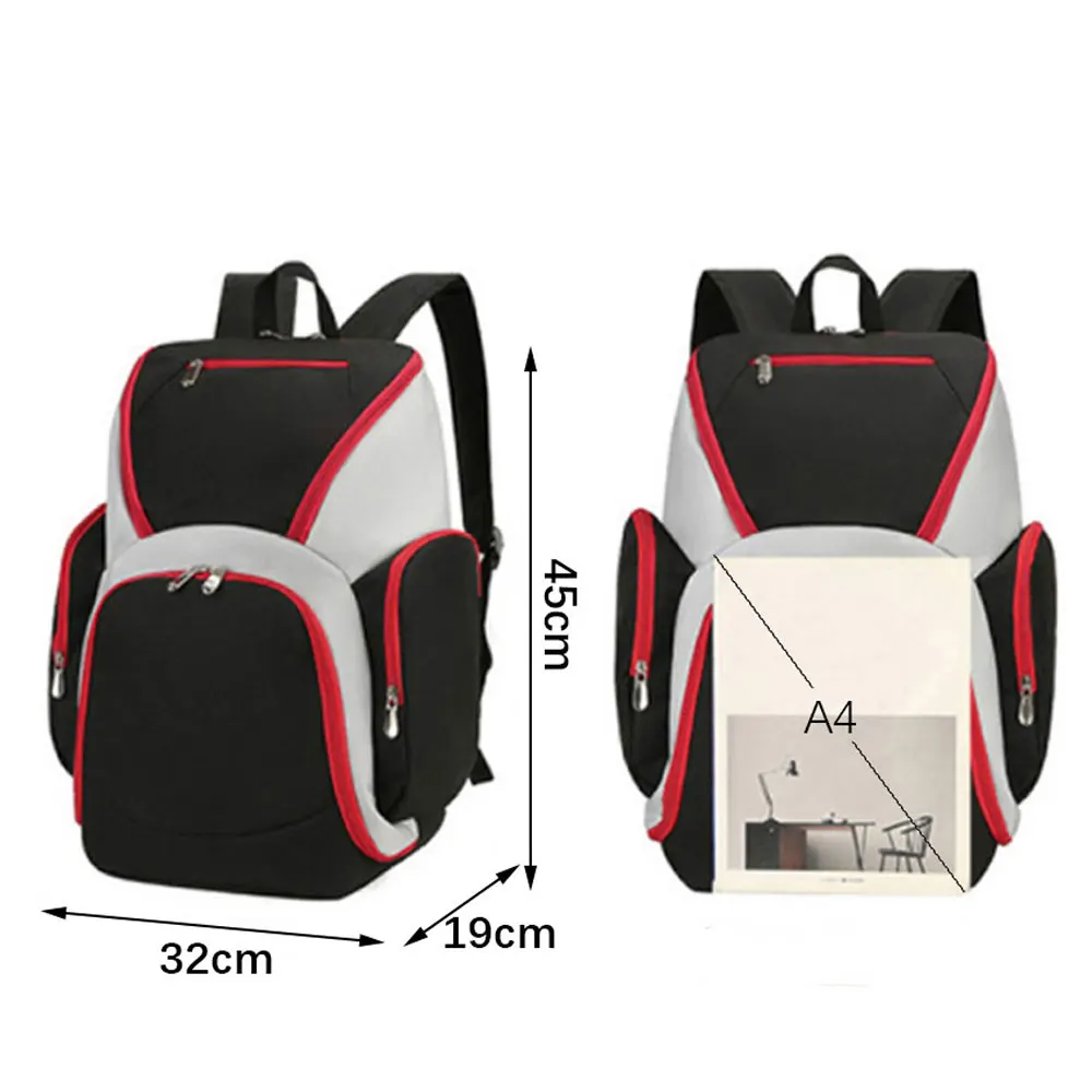 Football Backpack Carry Bag For Basketballs Fashion Waterproof Lightweight Sport Backpack Men Large Capacity School Bag