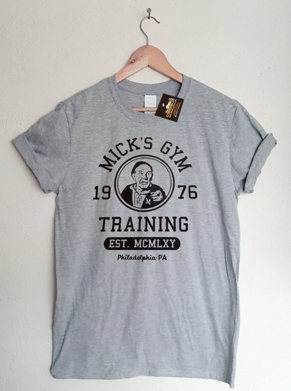 Rocky Inspired Mick'S Gym Men T-Shirt - Retro 70S 80S Classic Boxing Film Fashion Summer New Brand Printing Cotton T-Shirts