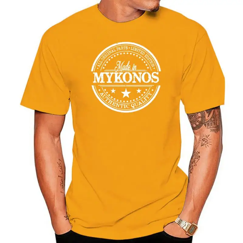 Made In Mykonos Authentic Quality Stylisches T-Shirt New 2022 Men's Casual Printed Letter Top Quality Shirts