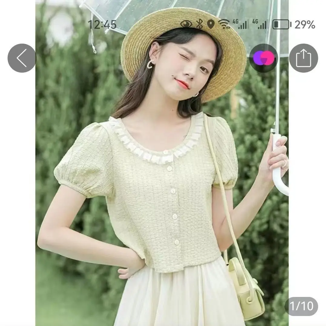 

Рубашки с короткими рукавами, женская ткань для девочек-подростков, блестящие многослойные абрикосовые весы, прядирующая сетчатая ковбойская лента, многоэлементный хиппи