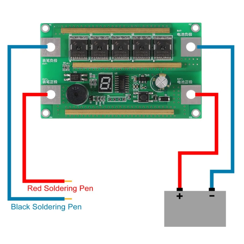 Scheda di controllo accessori completi fai da te 18650 saldatura automatica della batteria al litio saldatrice a punti portatile 12V