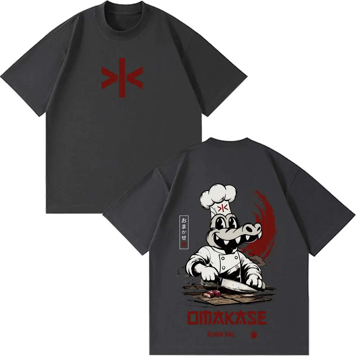 Alvaro Diaz Omakase Album 2026 Tour Merch T-Shirt für Männer und Frauen, ästhetisches Trend-T-Shirt, kurzärmeliges, lässiges, lockeres T-Shirt aus Baumwolle – Detail 3