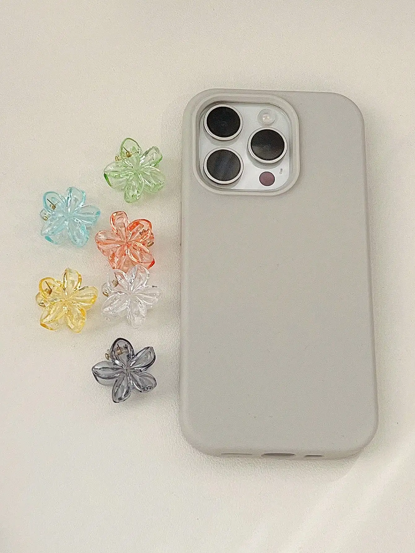 20 Stück neutrale kleine Haarklammern, niedlicher rutschfester Haarschmuck für Frauen und Mädchen, verschiedene Farben, Blumen-Haarspange für dünnes Haar – Detail 20