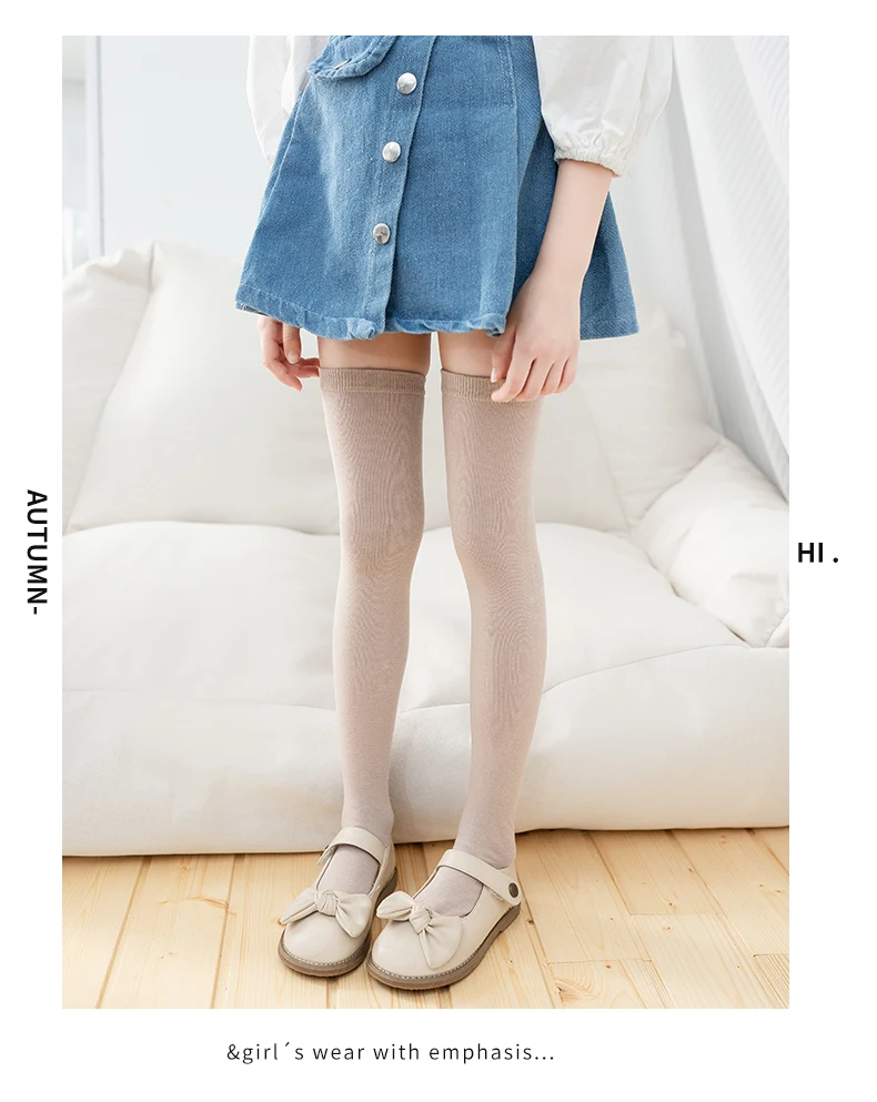 Kind Mädchen JK Winter Über Das Knie Hohe Socken Prinzessin Kinder Warme Baumwolle Lange Kawaii Socken Anti-pilling Baby studenten Strümpfe – Detail 2