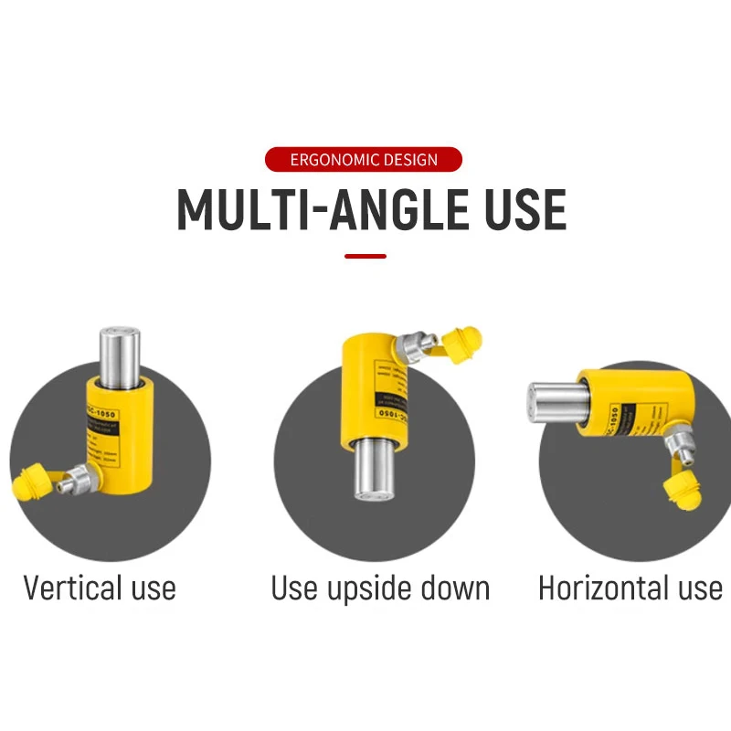 Ultra-Thin Portable Hydraulic Jack Split Booster Hydrocylinder Manual Vertical Lifting Jack 5T/10T/20T/30T