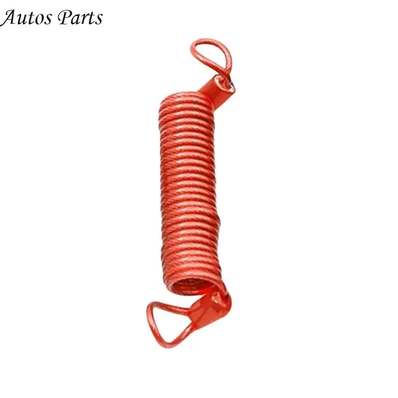 57BA Fashionable Cable Lock Reminder Cable Spring Wire Safety Device Fashionable Cable Lock Security Wire for Travelers