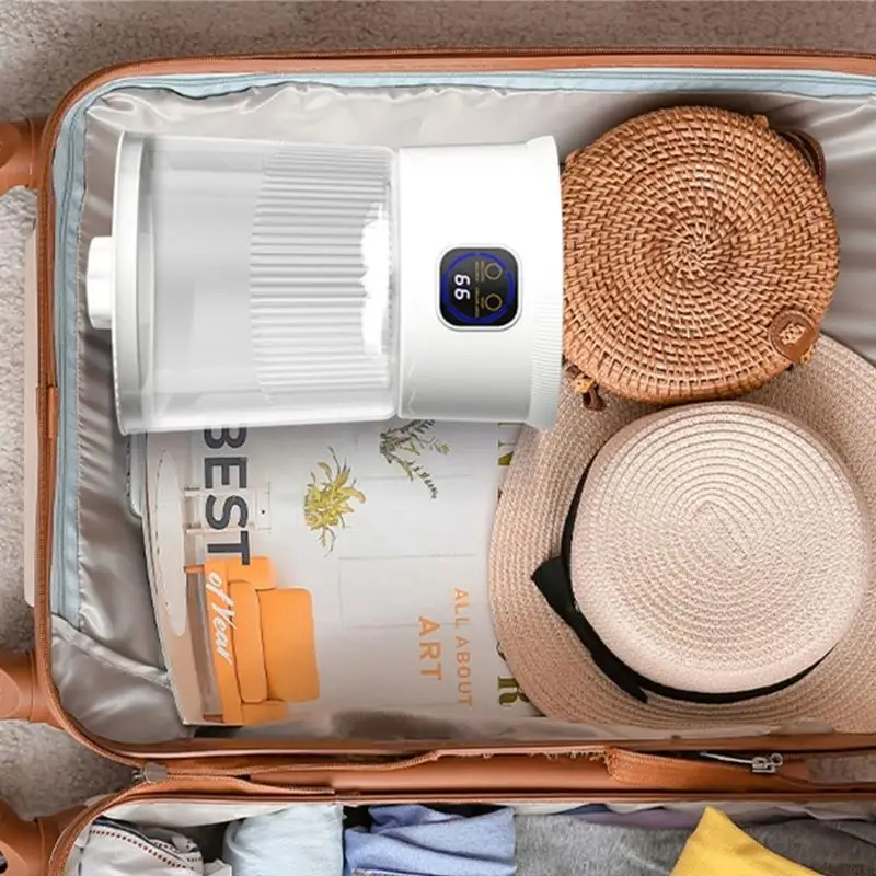 918D 휴대용 세탁기 무선 미니 와셔 깊게 깨끗한 작은 세탁 양말 속옷 아기 옷 작은 세탁기