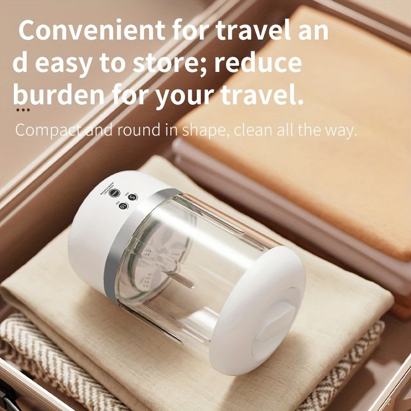 غسالة أوتوماتيكية محمولة بمنفذ USB، لا حاجة إلى توصيل، ولا حاجة للتجميع، ضرورية للاستخدام في التخييم في الهواء الطلق