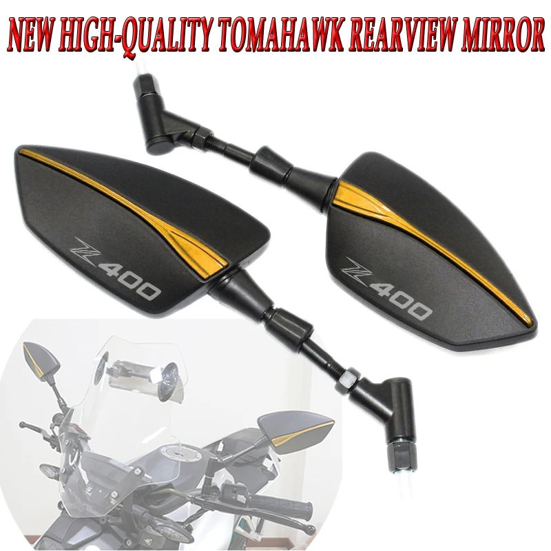 For  Z400 Z 400 Ninja400 Motorcycles, Side mirrors, Rearview Mirrors, Adjustable High-end Motorcycle Rearview Mirrors