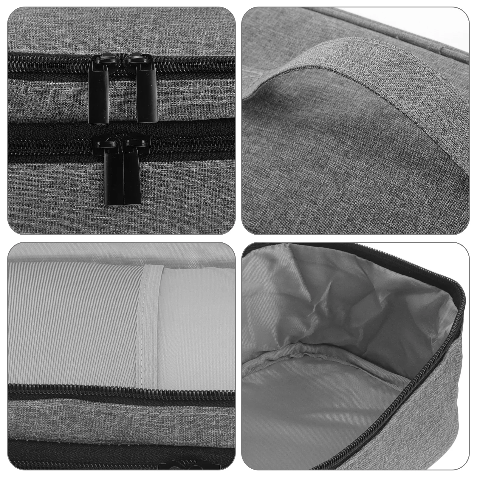 Double layer Hair Dryer Curler Storage Bag Large Capacity Polyester ganizer for Travel Styling Tools Protection Easy Carrying