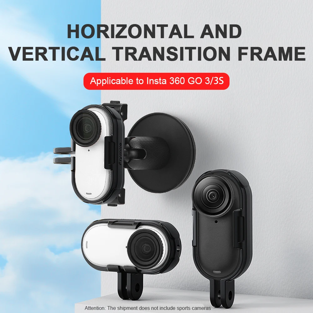 Multifunctional Adapter Protective Frame for Insta360 GO 3/GO 3S Mount Adapter Bracket Stabilizer Expansion Camera Accessories