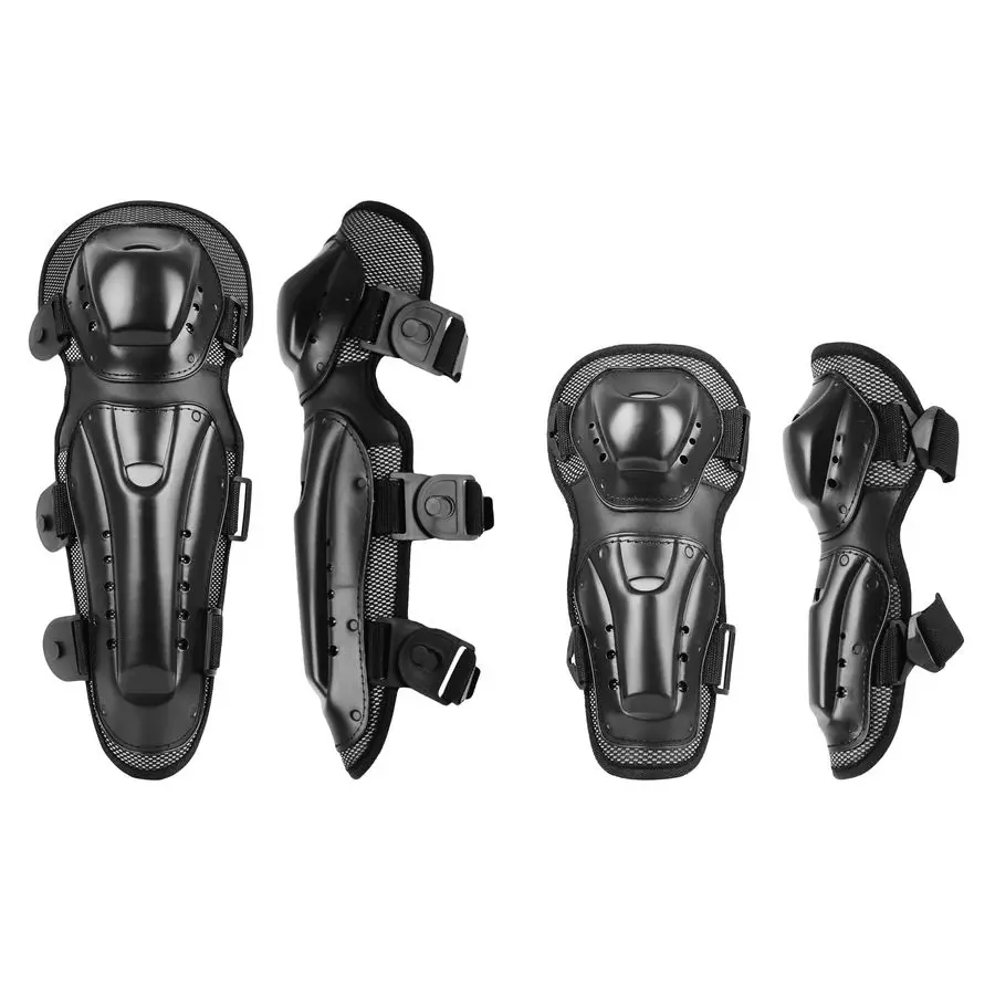 

Knee Pads amp Elbow Pads for Adults 4Pcs Adjustable Knee Shin guards for Cycling Skating Skateboarding Upgraded Ver4pcs