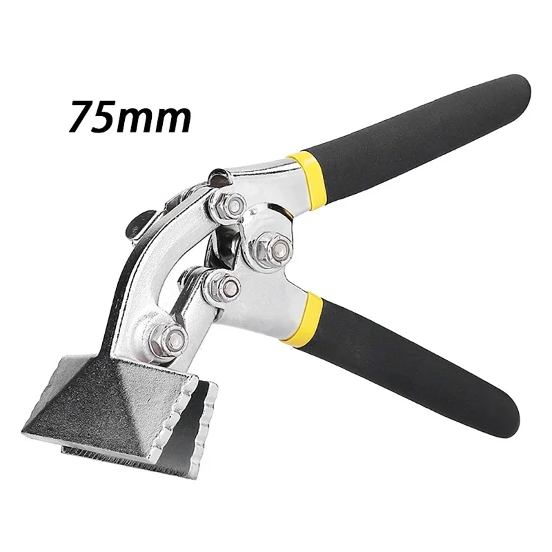 75mm/150mm Sheet Metal Hand Seamer Straight Jaw Sheet Metal Bender Tools for Flattening Metal Folding Bending Pliers Hand Tool