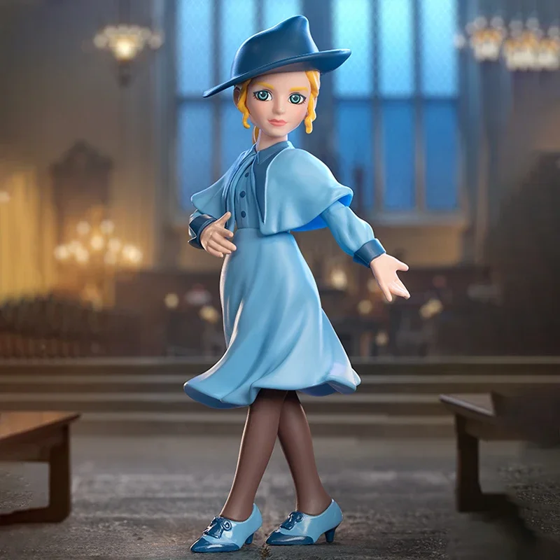 POPMART هاري بوتر وكأس النار سلسلة صندوق أعمى اللعب تخمين حقيبة صندوق غامض دمية لطيف أنيمي الشكل الحلي هدية