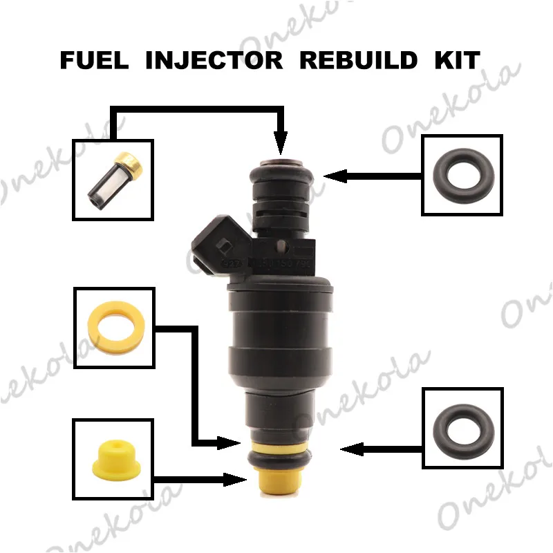 

Fuel Injector repair kit Orings Filters for Ford Fairlane 88-95 Fairmont Falcon 88-94 3.9L OEM 0280150790