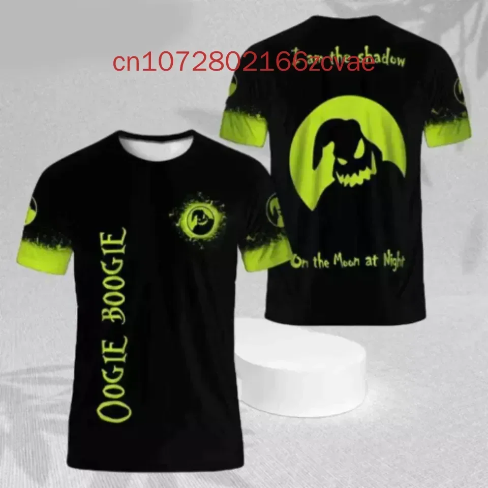 New Oogie Boogie T-Shirt Nightmare Before Christmas Jack Skellington Men's and Women's Casual Fashion T-Shirt