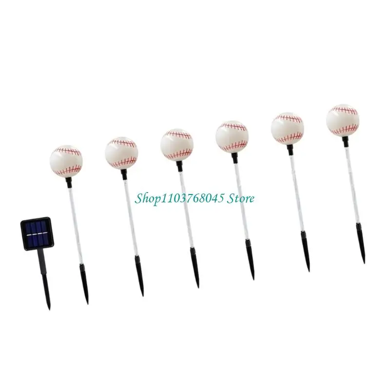 R53F Pathway Light Football/Basketball/Baseball Garden Lights for Outdoor