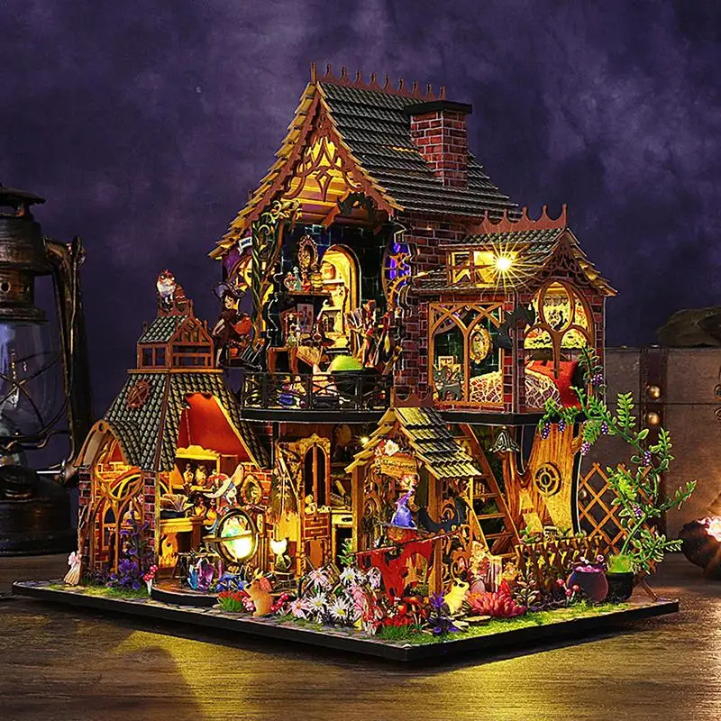 

Model Kits For Adults Doll House Building Kits Wooden Tiny House Building Set With Furniture Creative Room Decor Craft Kits For