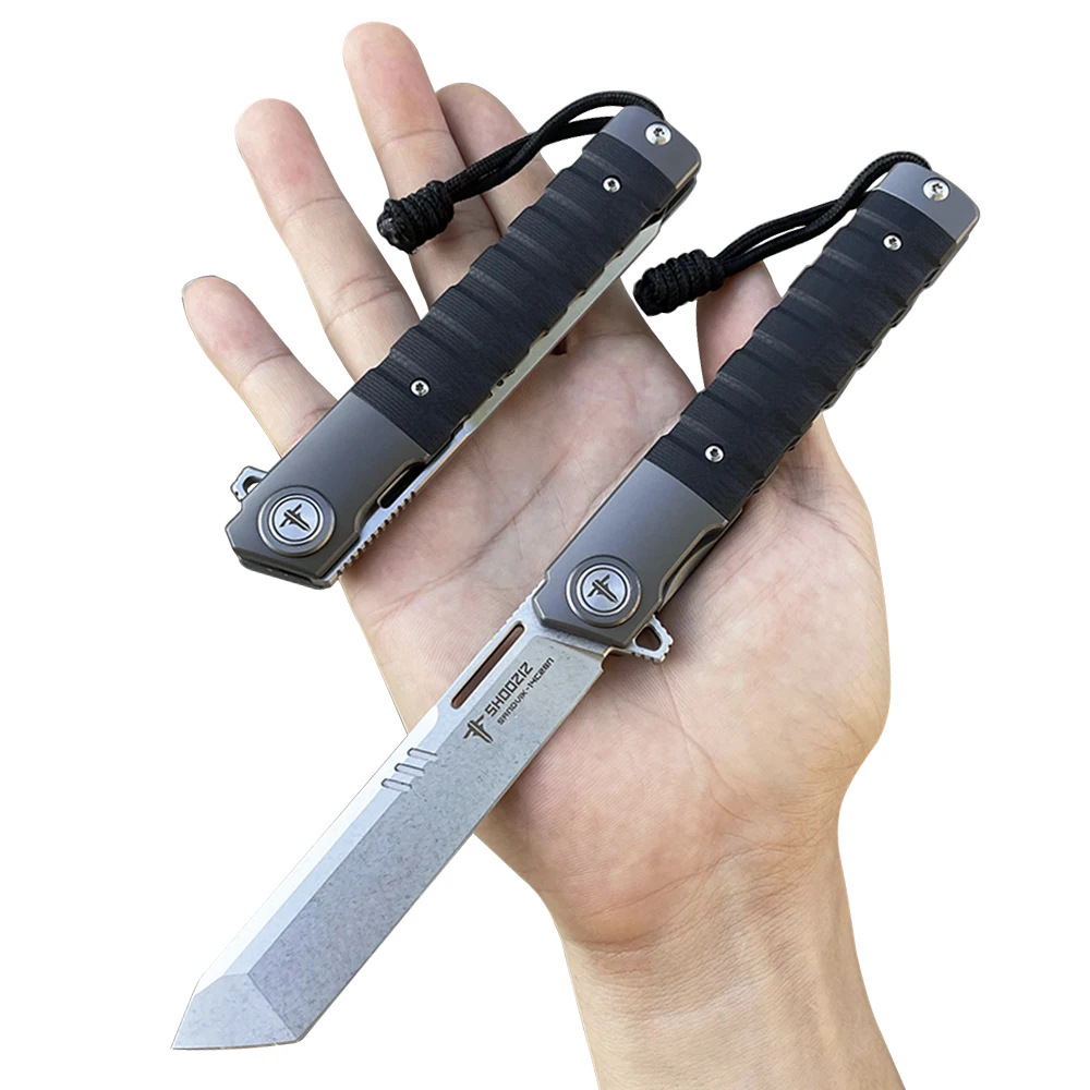 SHOOZIZ Складной карманный нож для мужчин, нож Flipper EDC, тактические ножи с зажимом, сталь 3,74 дюйма 14C28N, инструмент для кемпинга на открытом воздухе G10