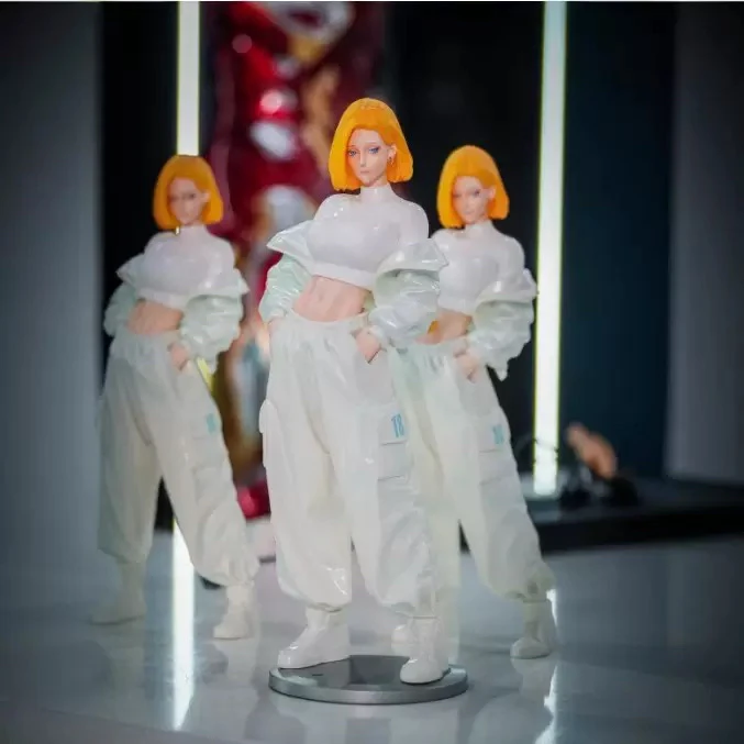 

Dragon Ball Z DBZ Android 18 Lazuli Аниме Девушка ПВХ Фигурка 27 см Коллекционная модель Игрушка Статуя для взрослых