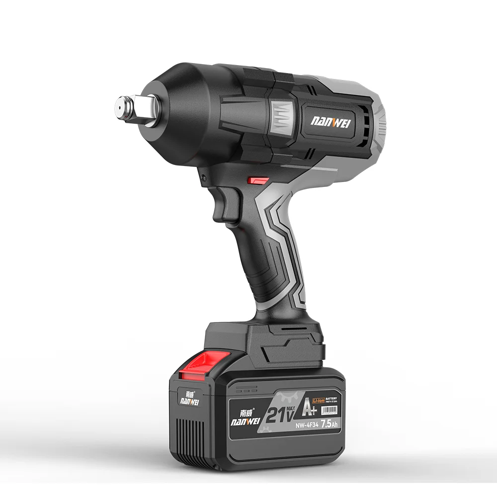 NANWEI Manufacturer Wholesale Prices Heavy  1500Nm Power Wrench 3/4 OEM Electric Impact Wrench
