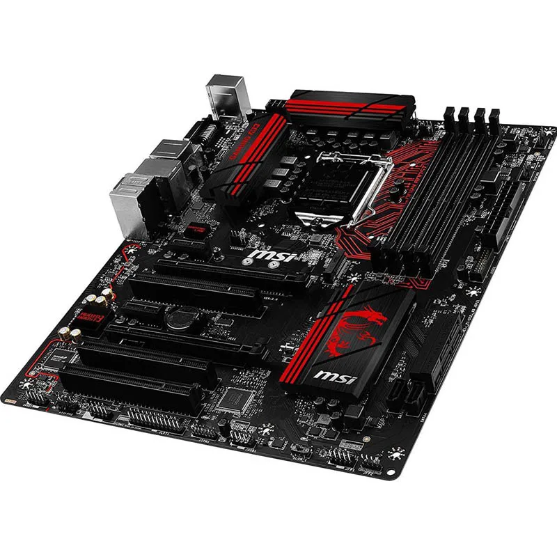 Imagem -04 - Usado Msi Z170a Gaming m3 Lga 1151 com Intel Z170 Hdmi Sata gb s Usb 3.1 Atx Intel Placa-mãe