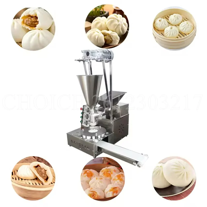 Commercial Desktop Automatic Dumpling Momo Making Machine Steamed Stuffed Bun Machine Baozi Filling Processing Equipment