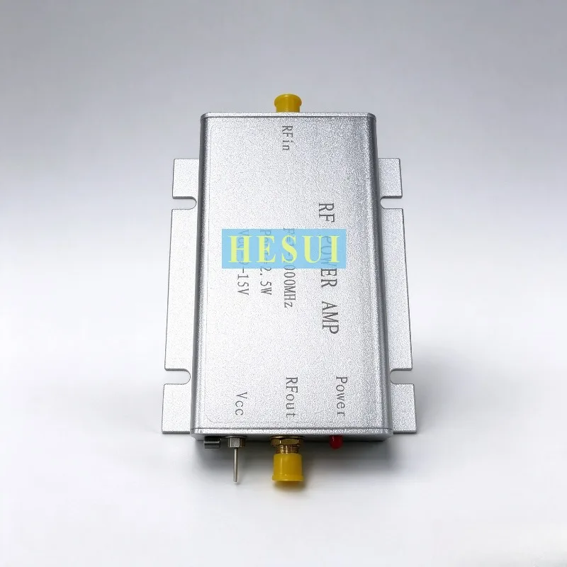 1MHz-  1000MHz Amplifier 1MHz-  1GHz  2.5W Broadband RF power amplifier module board CNC Al shielding shell
