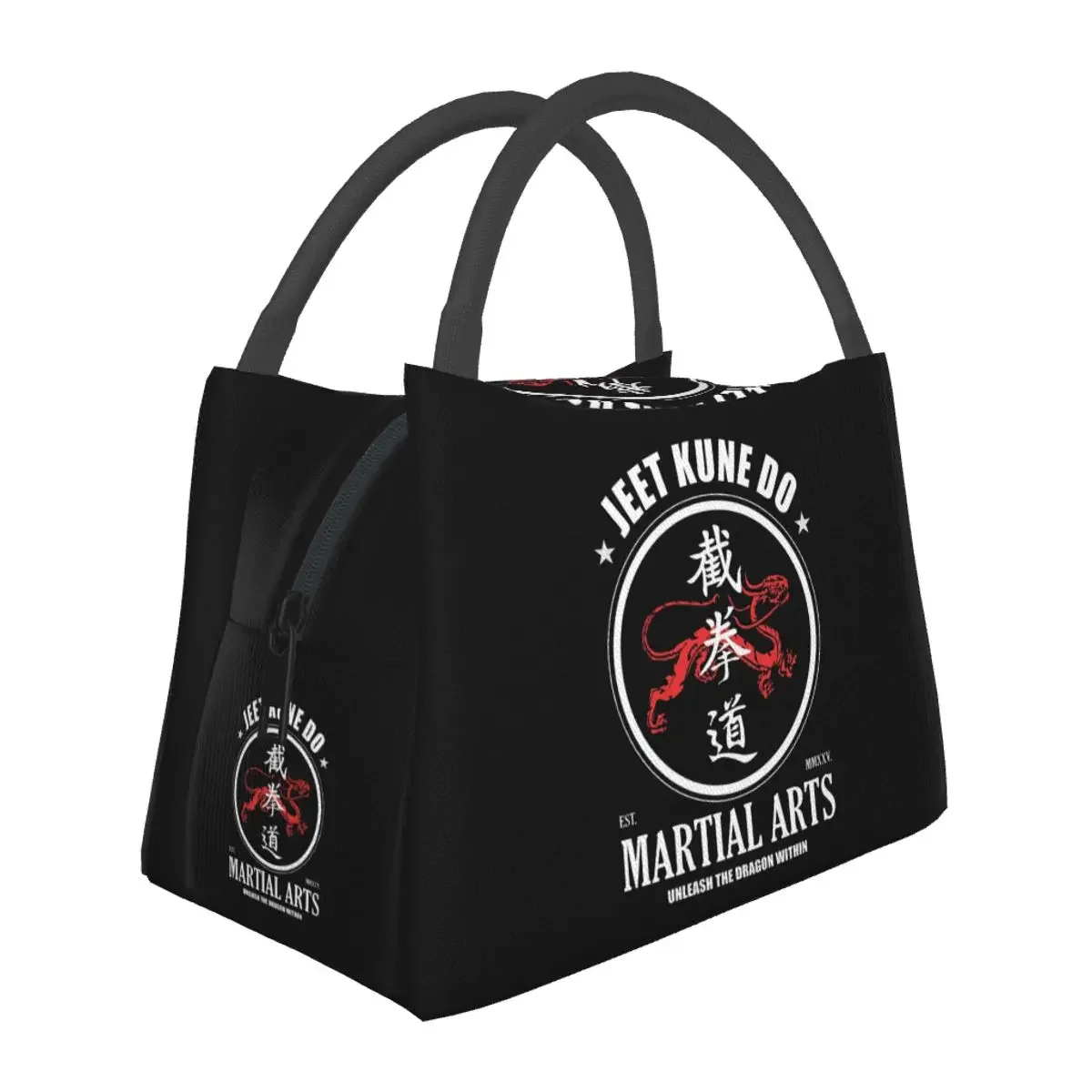 

Unleash The Dragon Within Jeet Kune Do Dragon Power Сумки для обеда Изолированная коробка для бенто Многоразовые сумки для пикника Термосумка-холодильник