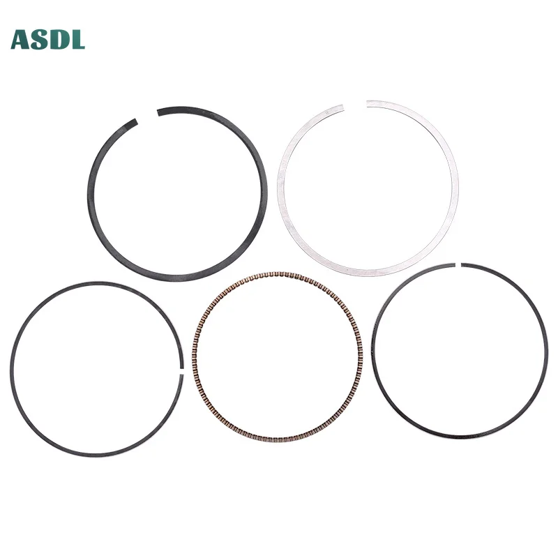 1/4 set 57mm 400CC Motorbike Engine Cylinder Piston Rings Kit for KAWASAKI ZXR400 1989-1996 ZX-4 F3 1988 ZXR 400 ZX4 Ring Set