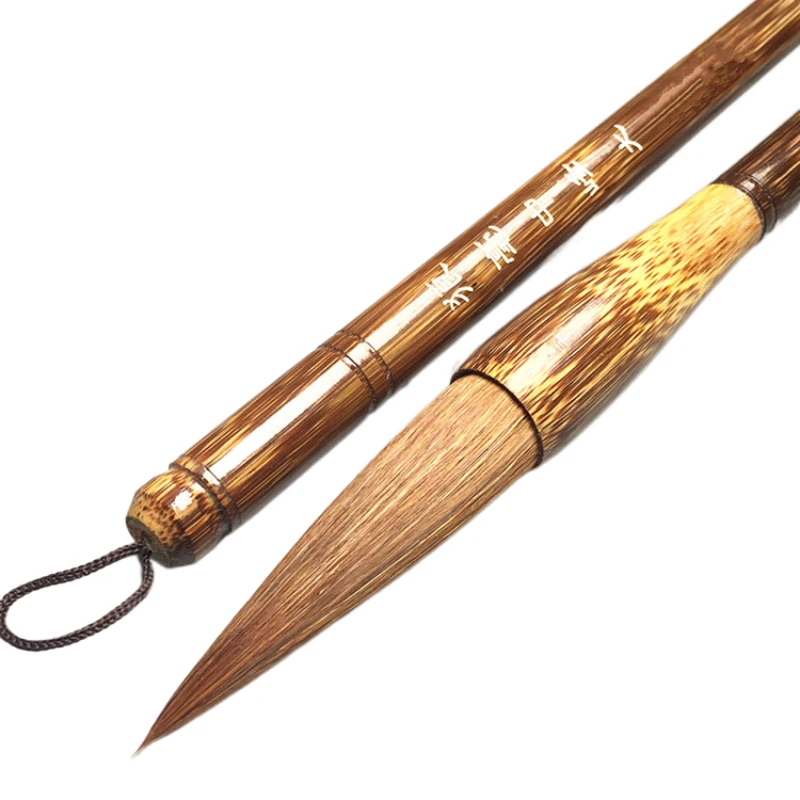 

Кисть для китайской каллиграфии из волчьего волоса, для начинающих, для письма и рисования, для стандартного почерка, каллиграфия (Китай)