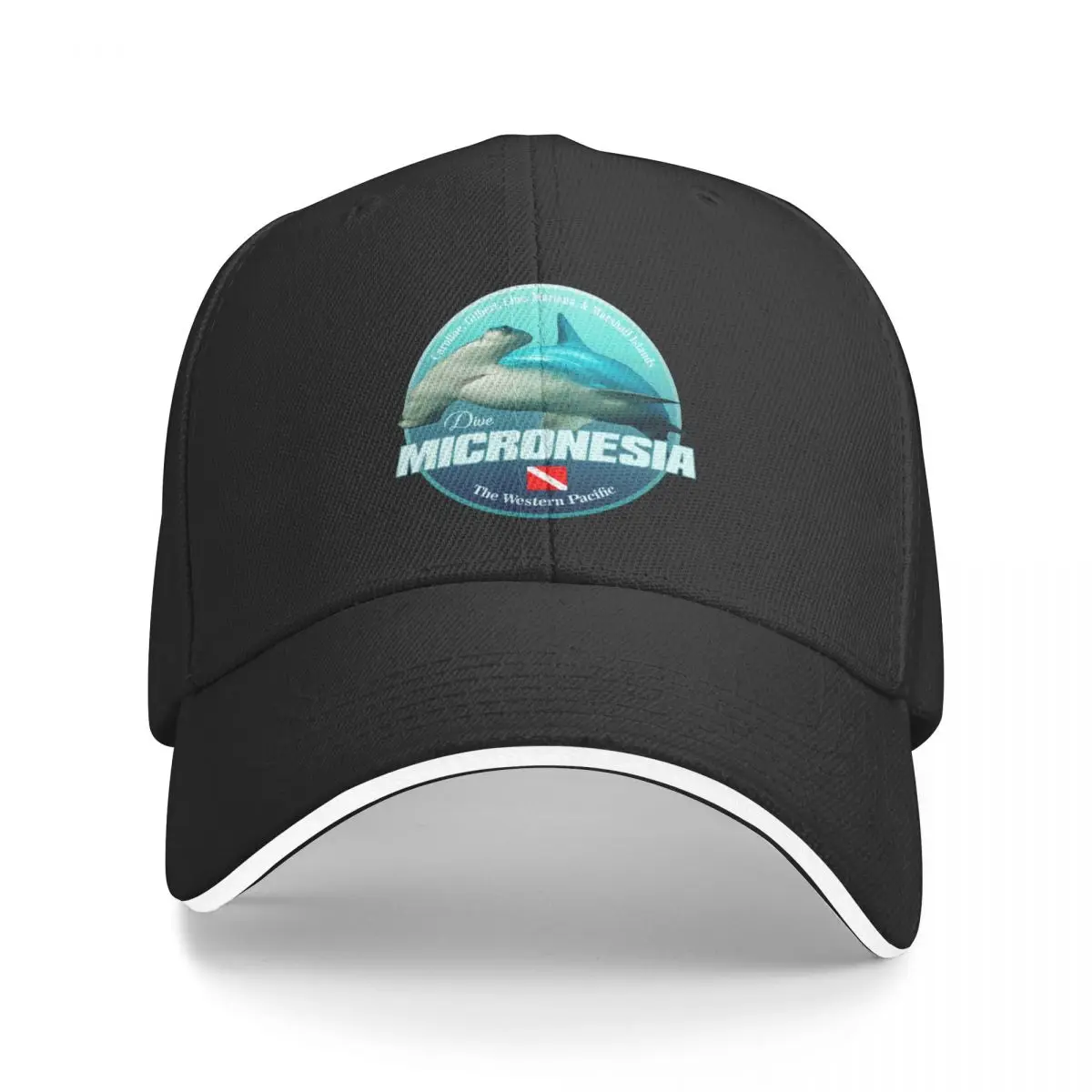 Dive Micronesia (DD2) Baseball Cap Luxury Cap black Women's Beach Visor Men's