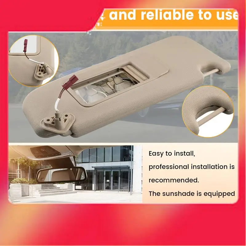 

Beige Car Front Sun Visors For BMW 3 SERIES E90 E91 X1 E84-M54K