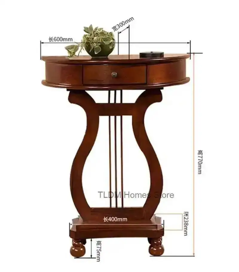 

Table American Home Solid for Wood Console Use Simple Entrance Door Aisle Storage Rack Entrance Wall Narrow Cabinet Furniture Z