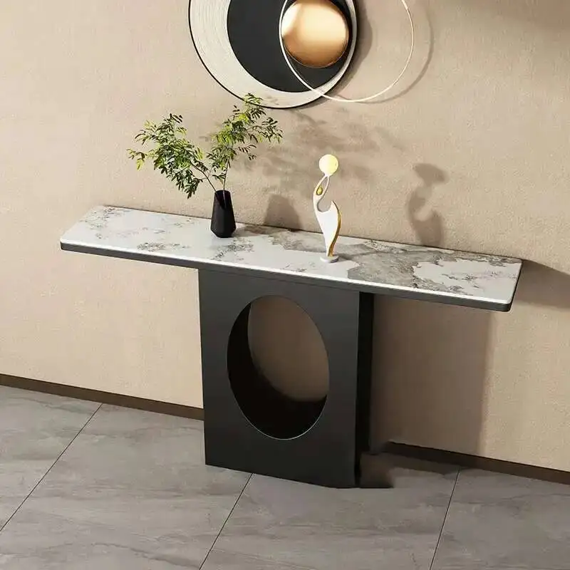 

Midcentry Nordic Console Table Metal Modern Hallway Lobby Console Table Luxury Entrance Tisch Wohnzimer Living Room Furniture