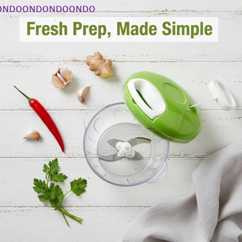 Manual Hand Pull Vegetable Cutter Sharp Blades 1Pcs Multifunctional Food Chopper for Home Kitchen Onion Garlic Salad Prep
