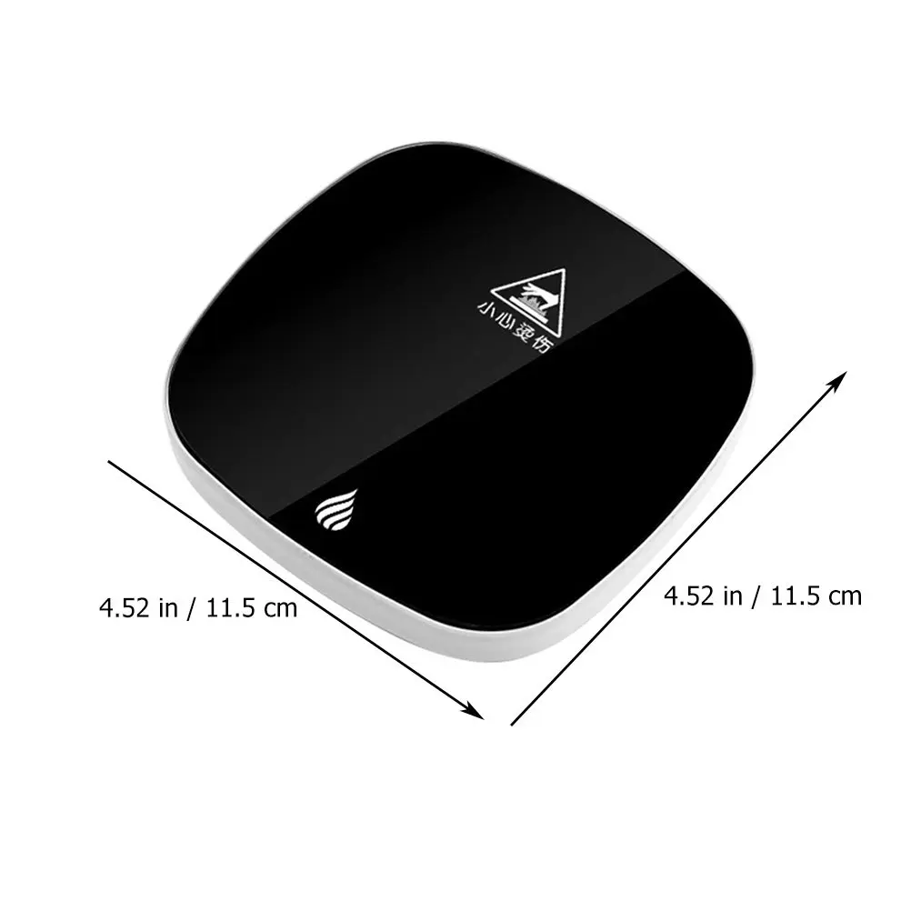 1Pcs Compact USB Cup Warmer Heating Mat Simple Constant Temperature Coffee Tea Beverage Mug Heater Desk Use Compact Cup Warmer
