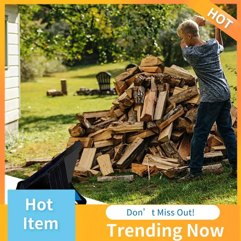 AB08-Manual Wood Splitter Splitting Tool For Large Small Firewood Portable Steel Tool Chop Wood Cutting Durable Easy Install S
